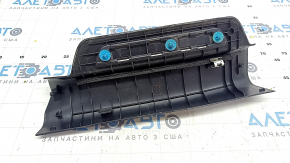 Door sill trim rear left Lexus RX350 RX450h 10-15 black, with chrome trim, scratches