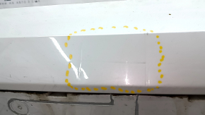 Rear bumper bare BMW X7 G07 19-22 white, dents