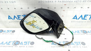 Side mirror left Lexus RX350 RX450h 10-15 14 pins, auto-dimming, turn signal, backlight, blue
