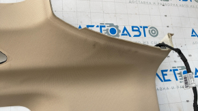 BMW X7 G07 19-22 ceiling trim for panoramic windows and 3rd row air deflectors, Canberra-beige, creases, rusty frame, for dry cleaning, driftwood