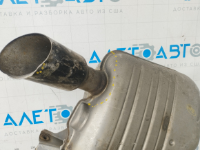 Muffler rear part with barrels Audi A4 B9 17- 2.0T dented