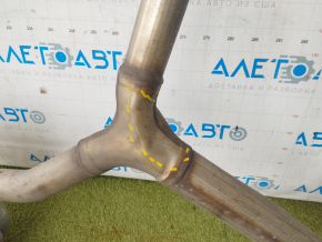 Muffler rear part with barrels Audi A4 B9 17- 2.0T dented
