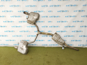 Muffler rear part with barrels Audi A4 B9 17- 2.0T dented
