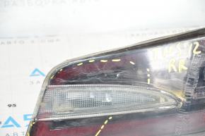 Light inside trunk door right Tesla Model S 12-20 scratches, in black film