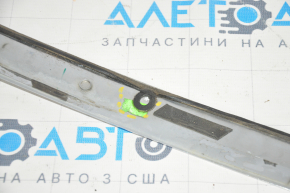 Tesla Model S 12-15 pre-restored trunk door molding type 1, chrome, broken fasteners, scratches