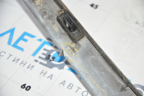 Tesla Model S 12-15 pre-restored trunk door molding type 1, chrome, broken fasteners, scratches