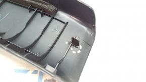 Door sill trim front right Lexus RX350 RX450h 10-15 black with chrome trim, bump, scratches, broken mount