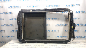 Sunroof assembly VW Tiguan 09-17 panorama, burnt, without front glass
