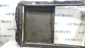 Sunroof assembly VW Tiguan 09-17 panorama, burnt, without front glass