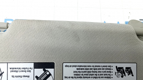 Left visor Honda HR-V 16-22 gray, without backlight, without hook, for dry cleaning