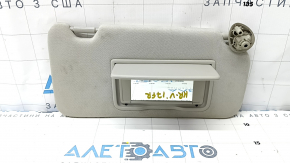 Right visor Honda HR-V 16-22 gray, without backlight, without hook, for dry cleaning