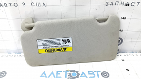 Right visor Honda HR-V 16-22 gray, without backlight, without hook, for dry cleaning