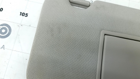 Right visor Honda HR-V 16-22 gray, without backlight, without hook, for dry cleaning
