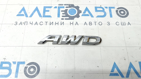 Emblem inscription AWD tailgate Honda HR-V 16-22