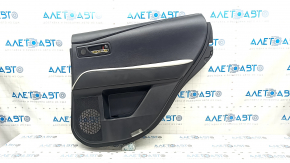 Door trim card rear right Lexus RX350 RX450h 10-15 black, leather, gray armrest, type 1, scratches