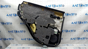 Door trim card rear right Lexus RX350 RX450h 10-15 black, leather, gray armrest, type 1, scratches