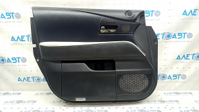 Door trim card front left Lexus RX350 RX450h 10-15 black, leather, gray armrest, type 1, scratches