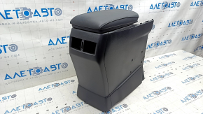 Central console armrest Lexus RX350 RX450h 10-15 black, scratches, broken fasteners