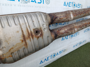 Muffler rear part barrel assembly BMW X7 G07 19-20 N63 with flaps, rusty