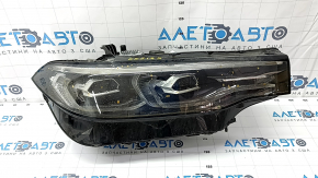 Headlight front right bare BMW X7 G07 19-22 LED, driftwood, non-working, broken mount