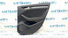 Door trim card rear right Audi A3 8V 15-20 4d, 5d, black, scratches