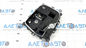 Gear shifter with handle BMW X7 G07 19-22 for parking sensors, 360 cameras, PMA, electric shock absorbers, driftwood, only buttons, broken mount