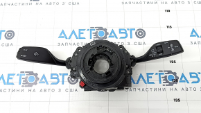 Steering column switches guitar assembly BMW X7 G07 19-22 for heated steering wheel, auto high beam, driftwood