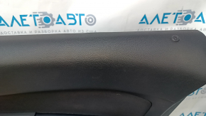 Door trim card front right Ford Edge 15-18 black, armrest leather, dents, bumps, scratches