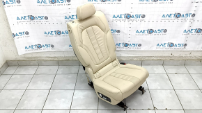 Rear row of seats 2nd row right BMW X7 G07 19-22 without airbag, electric, heated, leather, Canberra-beige, Comfort, driftwood, non-working electrics, for dry cleaning, defective leather headrest