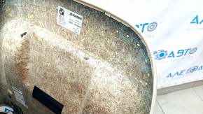 Driver's seat BMW 5 F10 11-16 without airbag, electric, beige Dakota leather, broken backrest mount, broken pocket, cracks in leather, needs cleaning