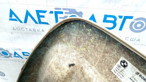 Driver's seat BMW 5 F10 11-16 without airbag, electric, beige Dakota leather, broken backrest mount, broken pocket, cracks in leather, needs cleaning