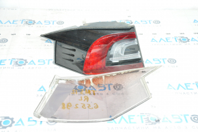External wing light left Tesla Model S 12-15 pre-rest, in black film, glass peeled off
