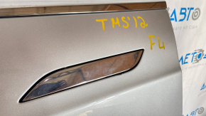 Door assembly front left Tesla Model S 12-15 pre-rest, silver PMSS, bump, scratches on chrome handle