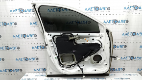 Door assembly front left Honda HR-V 16-22 white NH-788P, bumps, scratches, chips