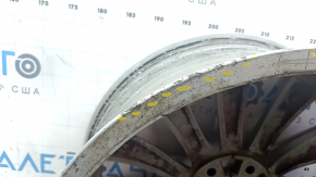 Wheel disk R21x8.5 Tesla Model S 12-20 curb, for repair