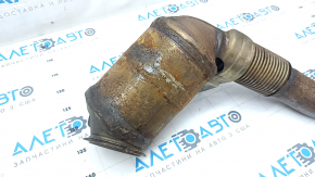 Intake pipe with catalytic converter right BMW X7 G07 19-22 N63 rusty