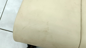 Rear row of seats 2nd row left BMW X7 G07 19-22 without airbag, electric, heated, leather, Canberra-beige, Comfort, driftwood, non-working electrics, dry cleaning, defective headrest leather, no parts