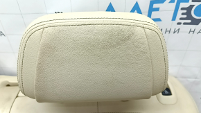 Rear row of seats 2nd row left BMW X7 G07 19-22 without airbag, electric, heated, leather, Canberra-beige, Comfort, driftwood, non-working electrics, dry cleaning, defective headrest leather, no parts