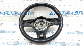 Naked steering wheel Mercedes W167 GLE 350 450 20-23 leather black with heating, bumps, scratches, needs cleaning