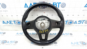 Naked steering wheel Mercedes W167 GLE 350 450 20-23 leather black with heating, bumps, scratches, needs cleaning