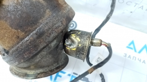 Intake pipe with catalytic converter left BMW X7 G07 19-22 N63 rusty, with lambda probe, lambda protection is dented