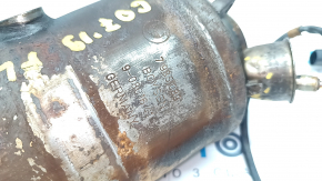 Intake pipe with catalytic converter left BMW X7 G07 19-22 N63 rusty, with lambda probe, lambda protection is dented