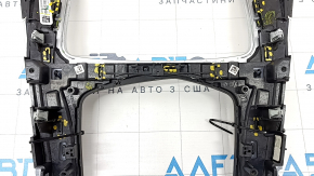 BMW X7 G07 19- Fineline Stripe center console trim, broken fasteners, corrosion, scratches, needs cleaning