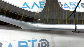 BMW X7 G07 19- Fineline Stripe center console trim, broken fasteners, corrosion, scratches, needs cleaning