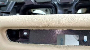 Torpedo front panel without AIRBAG BMW X7 G07 19-22 for projection, Mokka/Beige, corrosion, broken, tears, scratches, for dry cleaning