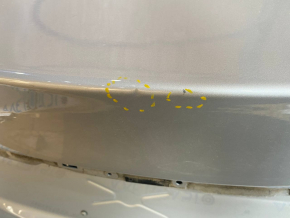 Trunk door bare with glass Tesla Model S 12-20 silver PMSS, with brake light, with hinges, pokes hail