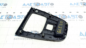 Center console trim Mercedes W167 GLE 350 450 20-23 black gloss, scratches