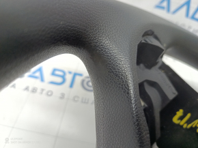 Bare steering wheel Honda HR-V 16-22 rubber black, worn