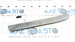 Door sill trim outer rear left Mercedes W167 GLE 350 450 20-23 chrome with backlight, scratches