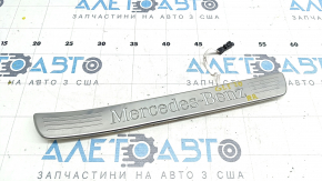 Door sill trim outer rear right Mercedes W167 GLE 350 450 20-23 chrome with backlight, cracks, scratches